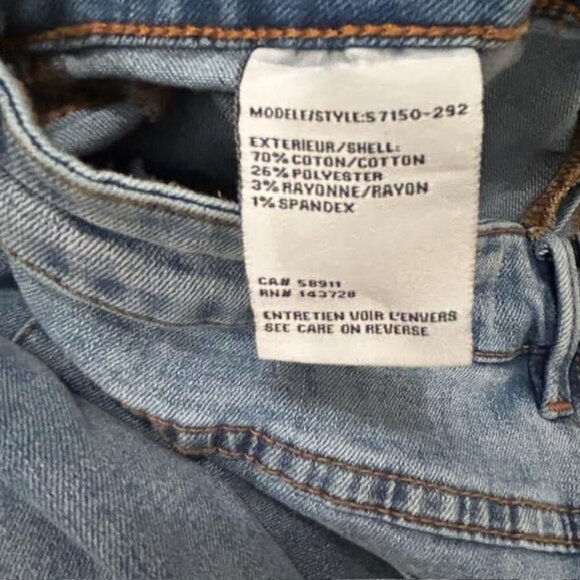 Tribal Womens Wide Leg Jeans Audrey Comfort Stretch Crop Sanded Blue - Picture 6 of 8